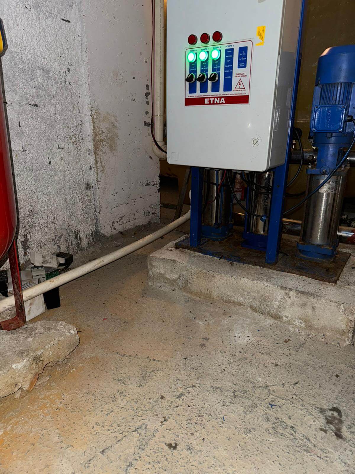 hidrofor genlesme tanki degisimi ve ayari